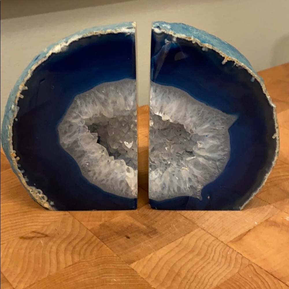 Agate bookends!